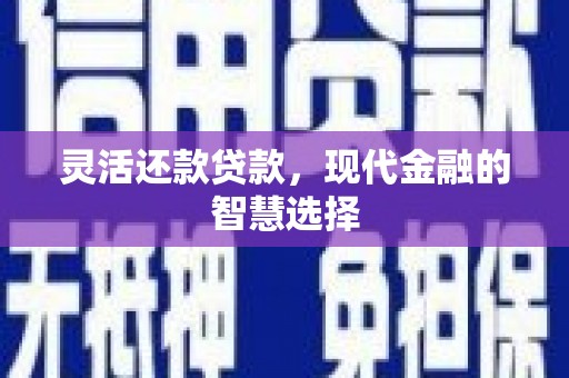 偃师灵活还款贷款，现代金融的智慧选择