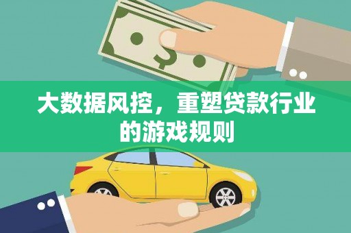 偃师大数据风控，重塑贷款行业的游戏规则