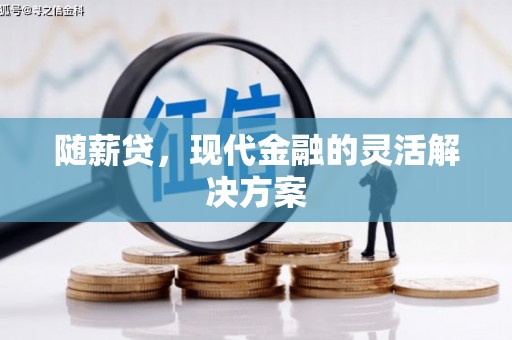 偃师随薪贷，现代金融的灵活解决方案