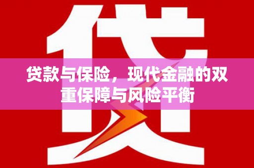 偃师贷款与保险，现代金融的双重保障与风险平衡