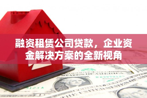 偃师融资租赁公司贷款，企业资金解决方案的全新视角