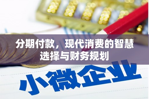 偃师分期付款，现代消费的智慧选择与财务规划