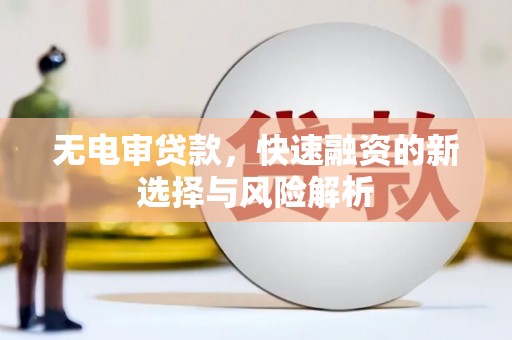 偃师无电审贷款，快速融资的新选择与风险解析