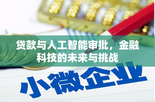 偃师贷款与人工智能审批，金融科技的未来与挑战