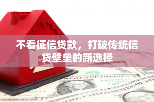 偃师不看征信贷款，打破传统信贷壁垒的新选择