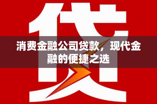 偃师消费金融公司贷款，现代金融的便捷之选