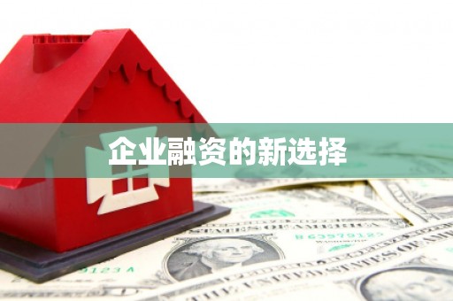 偃师企业融资的新选择