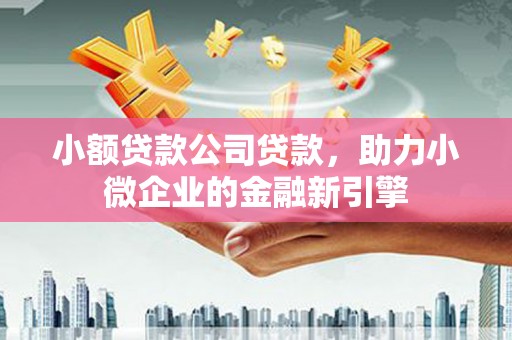 偃师小额贷款公司贷款，助力小微企业的金融新引擎