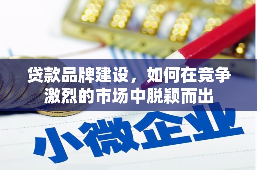 偃师贷款品牌建设，如何在竞争激烈的市场中脱颖而出