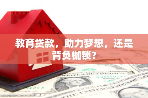 偃师教育贷款，助力梦想，还是背负枷锁？