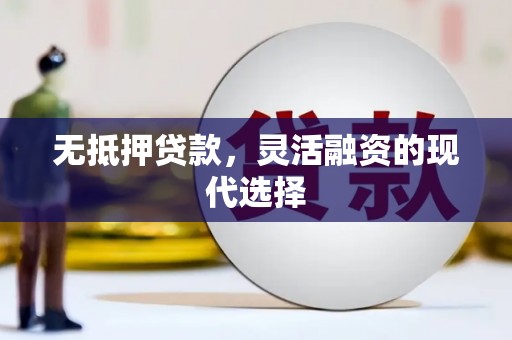 偃师无抵押贷款，灵活融资的现代选择