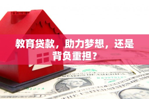 偃师教育贷款，助力梦想，还是背负重担？
