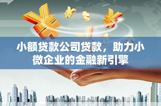 偃师小额贷款公司贷款，助力小微企业的金融新引擎