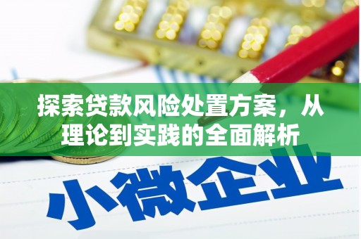 偃师探索贷款风险处置方案，从理论到实践的全面解析