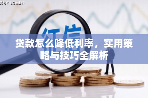 偃师贷款怎么降低利率，实用策略与技巧全解析