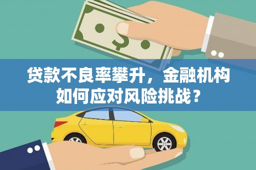 偃师贷款不良率攀升，金融机构如何应对风险挑战？
