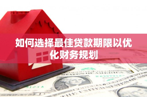 偃师如何选择最佳贷款期限以优化财务规划